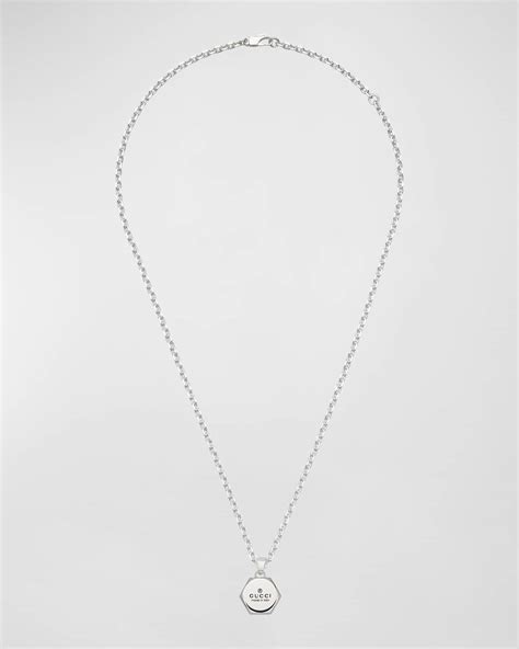 gucci snake krkco mens necklace|Gucci Trademark chain necklace with pendant.